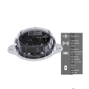 SENSOR DE TEMPERATURA Y HUMEDAD TSTH1-B TOPFLYTECH CASE TRANSPARENTE